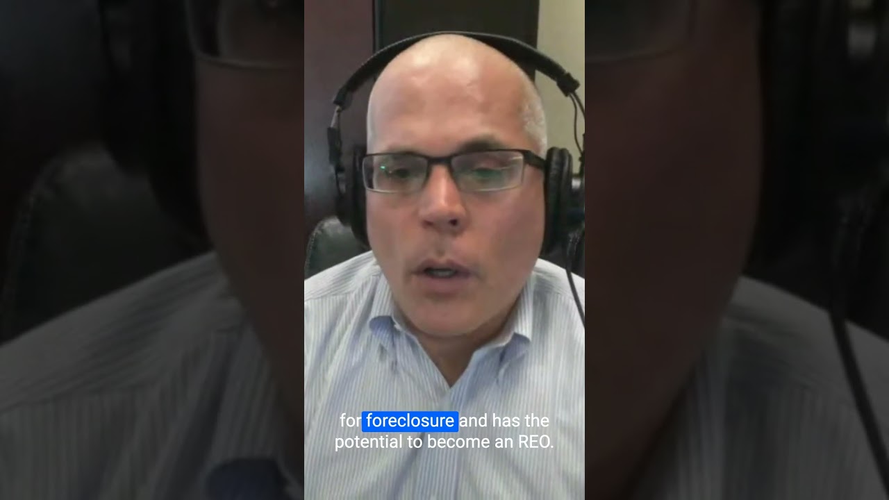 What is REO and Pre-REO? Foreclosure 