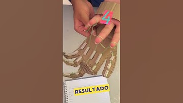 Confecção mão mecânica com estudantes do Ensino Médio #matemática #mãonamassa