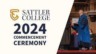 Sattler Commencement 2024