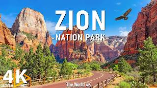 Zion National Park 4K UHD – Epic Red Cliffs, Desert Views & Serene Landscapes