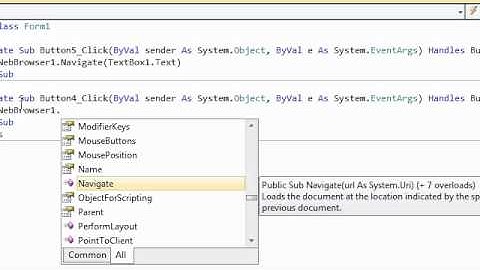 How To Make A Web Browser In Visual Basic 2010