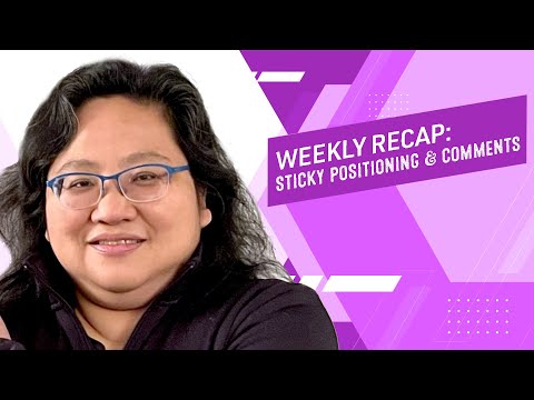 Coding for Beginners: Recap #43—Sticky Positioning and CSS Comments