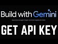 How to get and use gemini ai api key tutorial