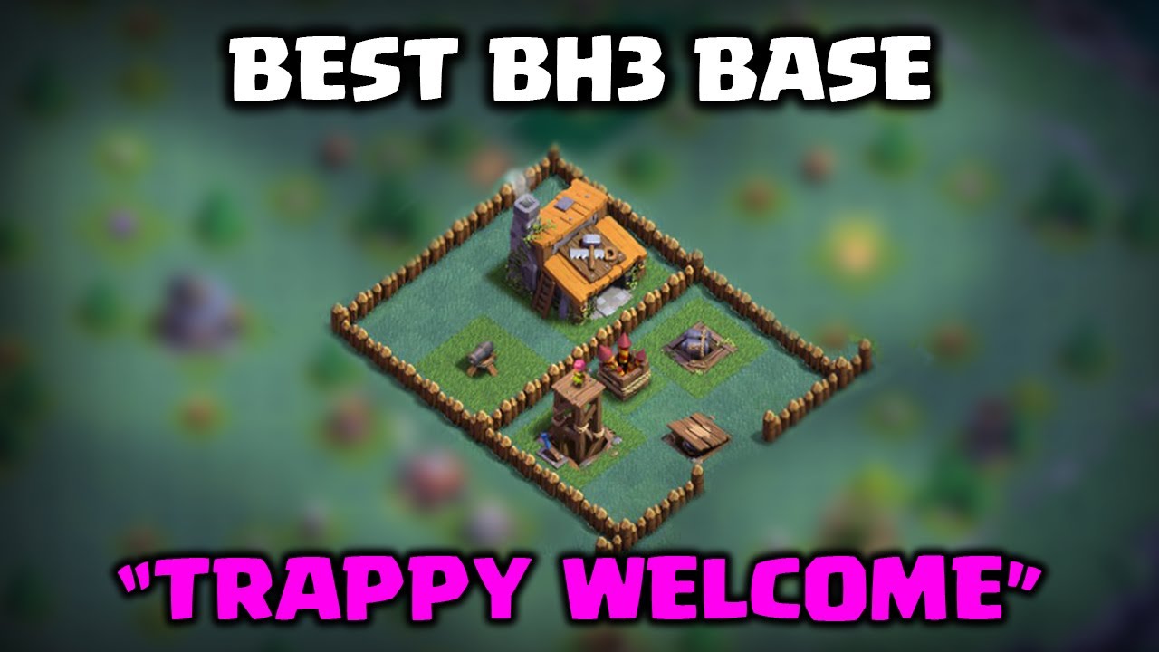 Best Builder Hall 3 Base "Trappy Welcome" with replays | Clash of Clans