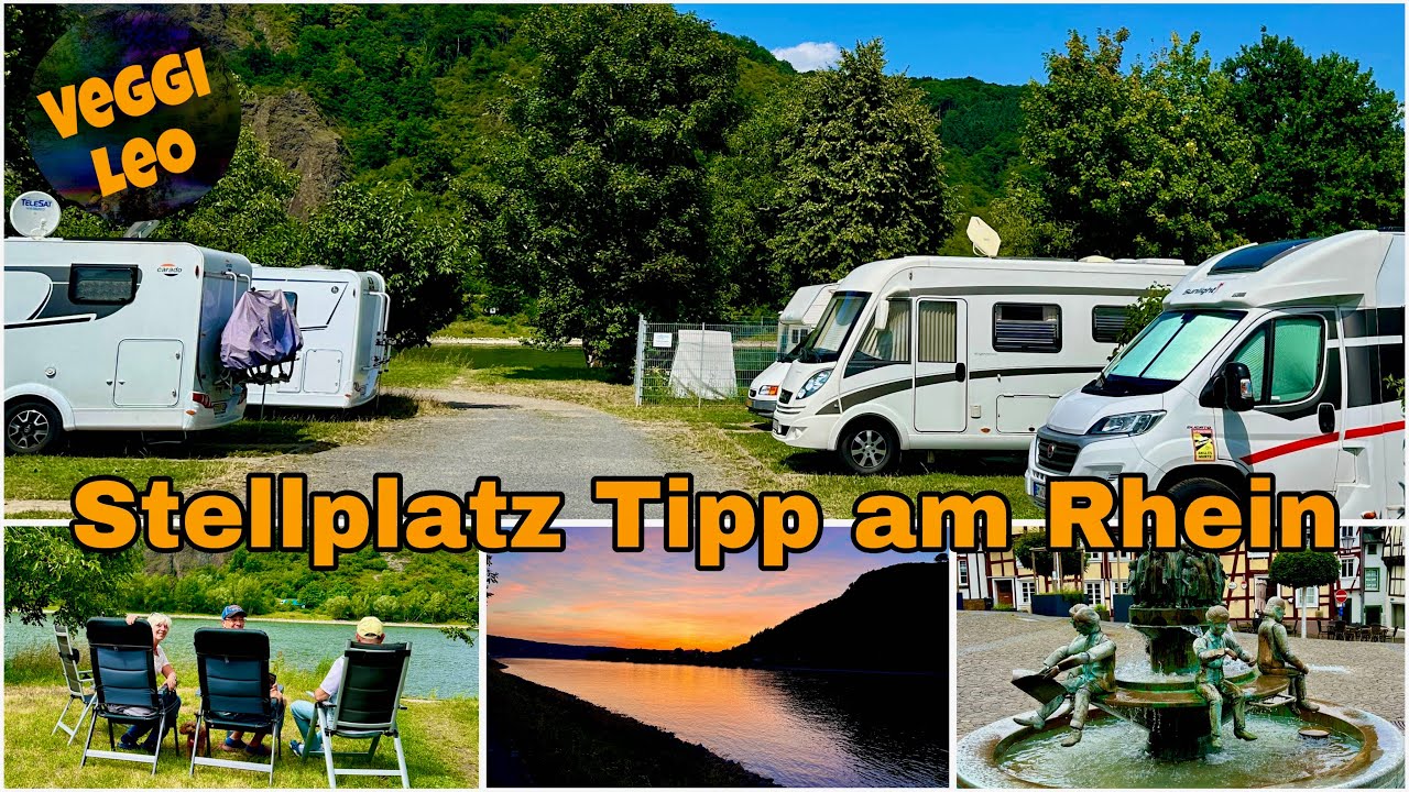 Wohnmobilstellplatz direkt am Rhein in Remagen am Camping Goldene Meile
