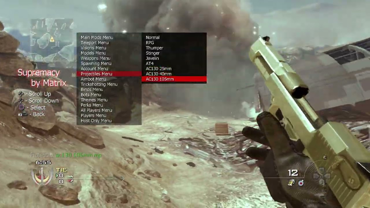 [MW2/PS3] Supremacy Crack Mod Menu [Host, Off-Host, Pre-Game Menu] [DEX Only]