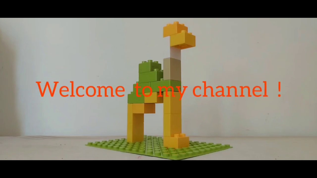 Introduction to Curious Kid { Step by Step guide - duplo blocks channel (LEGO duplo large blocks) }