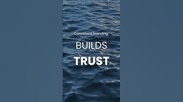 Consistent branding builds trust.