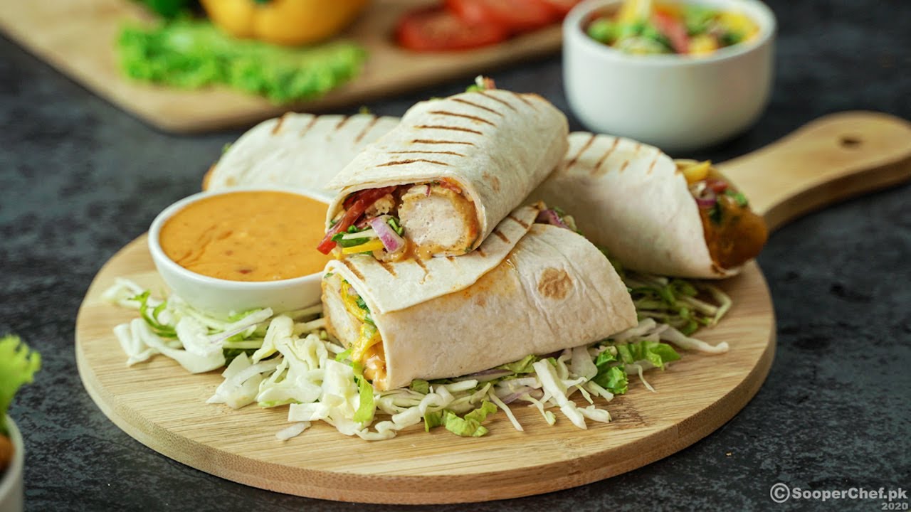 Dynamite Chicken Tempura Wrap Recipe By SooperChef YouTube