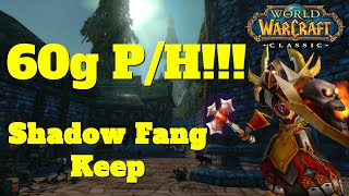 Wow Classic Gold Farm | 60g+ P/H!!!! | Shadowfang Keep 1 pull | Revisited | Roly The Holy Paladin
