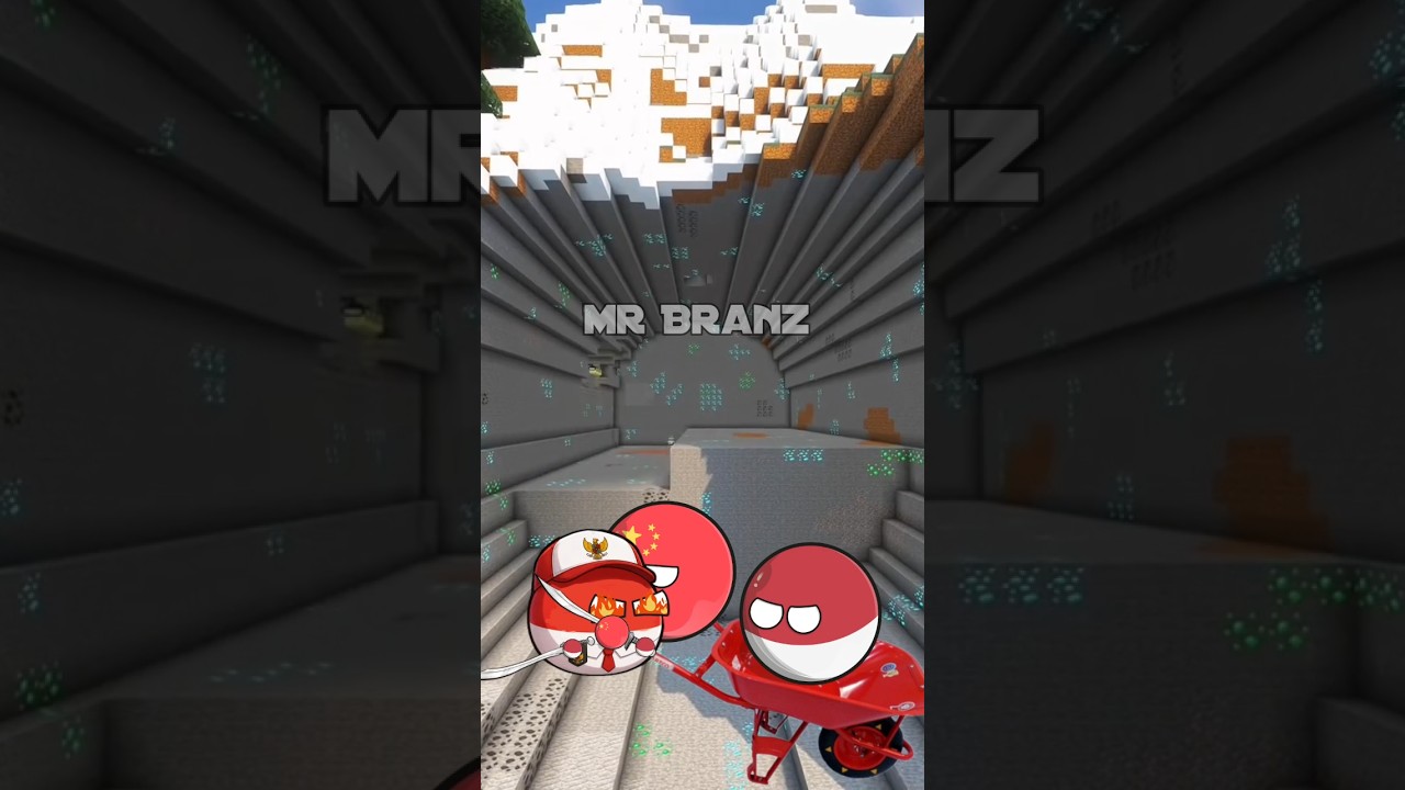 yang gerak di hajar bocil terkuat #countryballs #shortvideo #minecraft