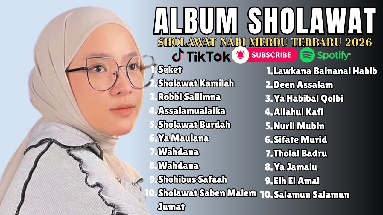 NISSA SABYAN FULL ALBUM 2026 - AllAHUL KAFI DEEN ASSALAM | SHOLAWAT NABI MERDU TERBARU 2026