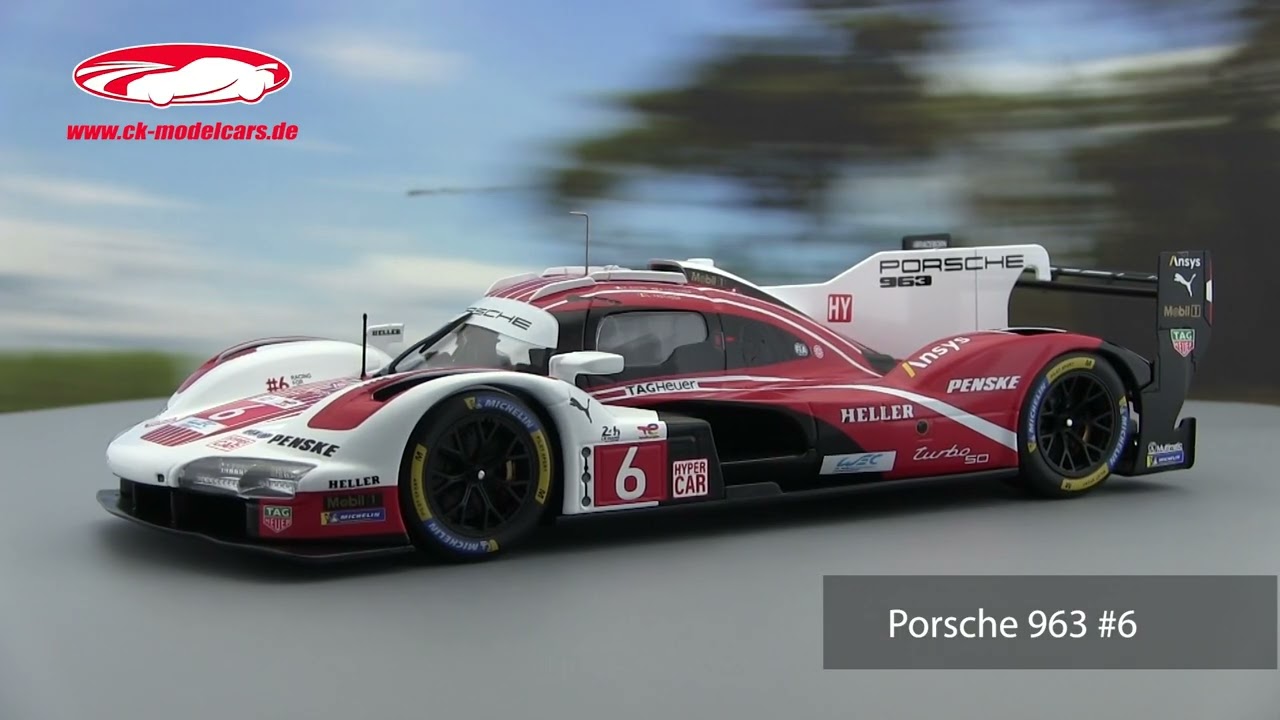 ck-modelcars-video: Porsche 963 #6 4th 24h LeMans 2024 Porsche