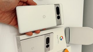 Google Pixel 7 Pro in Snow Unboxing