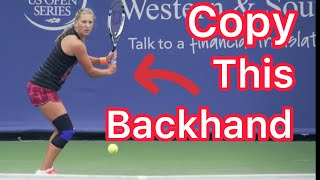 You NEED To Copy This Backhand | Azarenka Tennis Technique