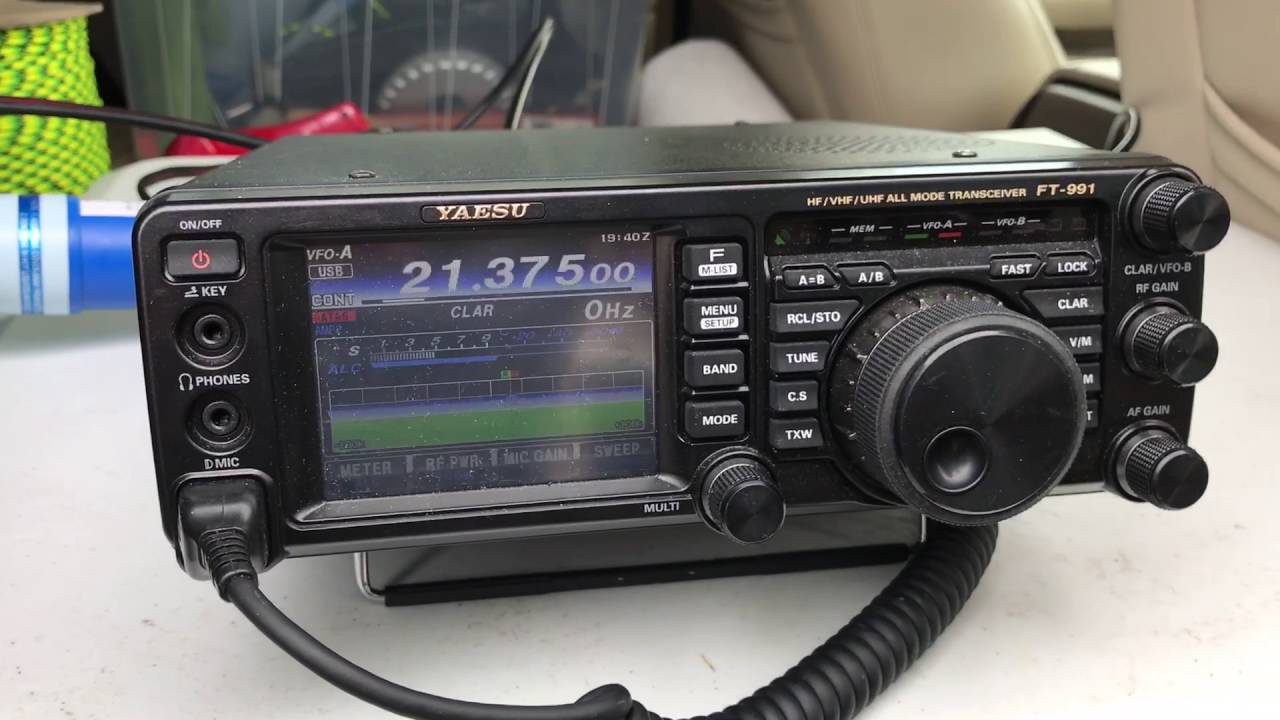 K3nem Via Atas1a Antenna On Ft 991 Youtube