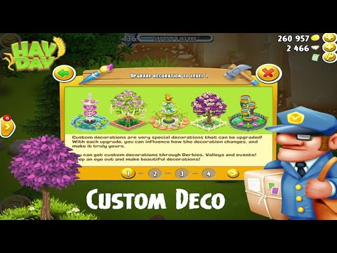 Hay Day - How to Custom Design the Trees - YouTube