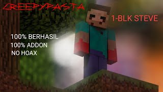tutorial cara membuat addon ( 1-BLK STEVE ) di Minecraft menggunakan apk 100% berhasil 100% addon
