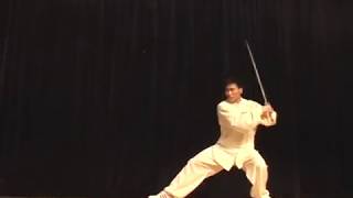 Master Chen Bing performs Chen Sword Form at SimplyAware's Dallas World Tai Chi