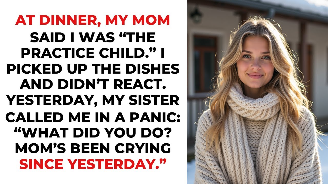 At Dinner, My Mom Said I Was “The Practice Child.” I Picked Up The Dishes And Didn’t React. Yeste...