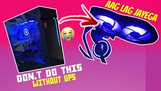 Every new gaminng pc builder should have to watch this!!! | big mistake not choosing ups ????