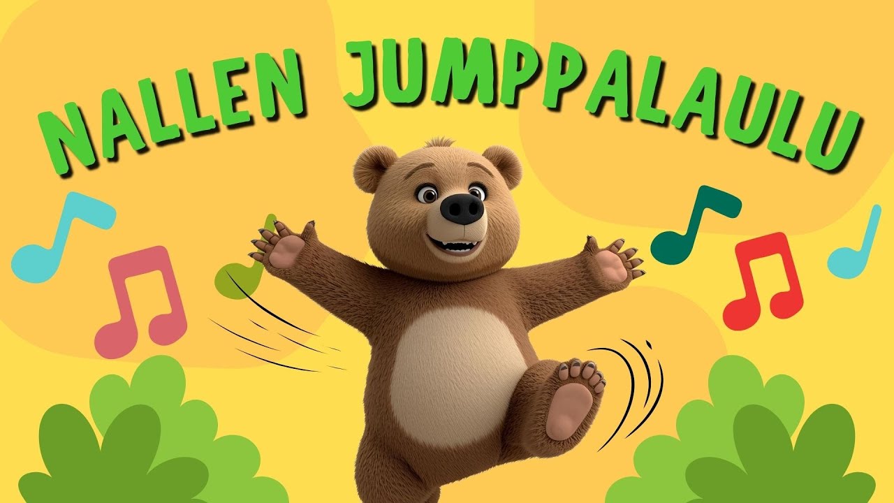 Nallen jumppalaulu 🎵 – liiku nallen mukana! 🧸