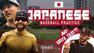 We snuck into a Japanese baseball practice with the @baseballbatbros!!!