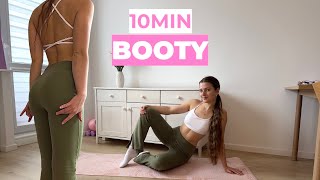 10 Minute Booty Workout Lift, Shape & Tone Glutes, No Equipment