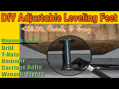 DIY adjustable leveling