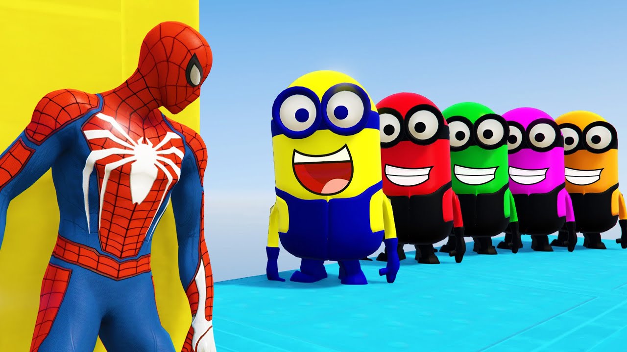 GTA 5 Epic Ragdolls | Spider-Man Frees Minions Season 15(all episodes)