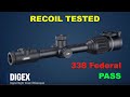 Pulsar Digex N450 / N455 Recoil Test - 338 Federal (338-08) - Can it take the beating? YES!