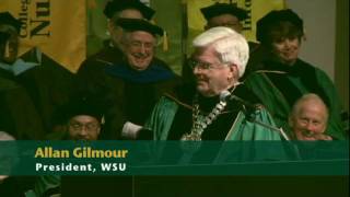 Inauguration Ceremony of Allan Gilmour, 11th President of Wayne State University