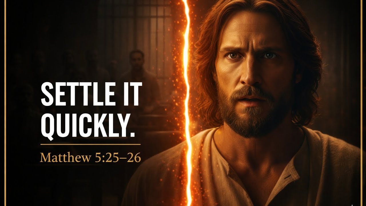 Settle It Before It Costs You | Matthew 5:25–26 Explained Simply 
