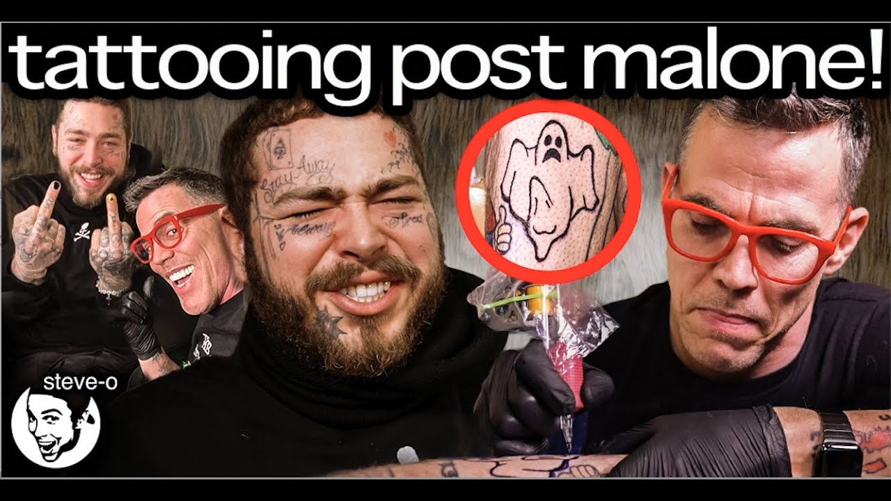 Post Malone and SteveO TATTOO EACH OTHER  SteveO  YouTube