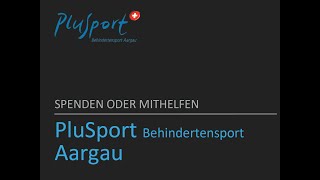 PluSport Behindertensport Aargau Sponsorenmappe
