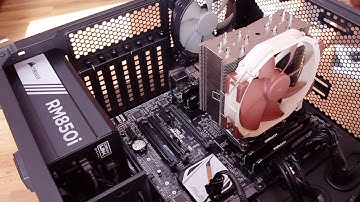 How to install  LGA 2011-V3, X99 CPU & Noctua NH-U14S,  Corsair RM850i +  GTX980 Ti on  400C Case