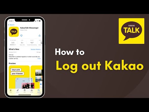 How to Log Out Kakao Talk App on iPhone | 2021