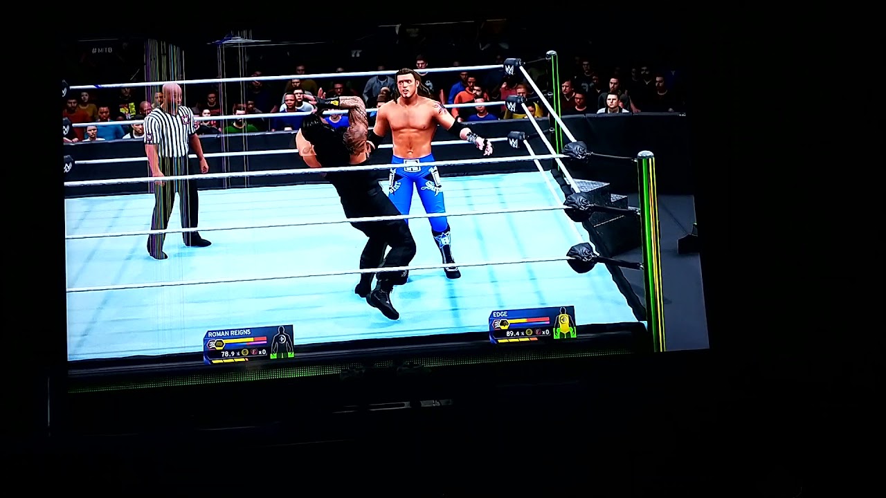 Roman reigns vs edge money in the Bank Roman reigns won the title Mach
