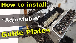How to install adjustable pushrod guide plates on your LT1 Small block gen2 Chevy v8
