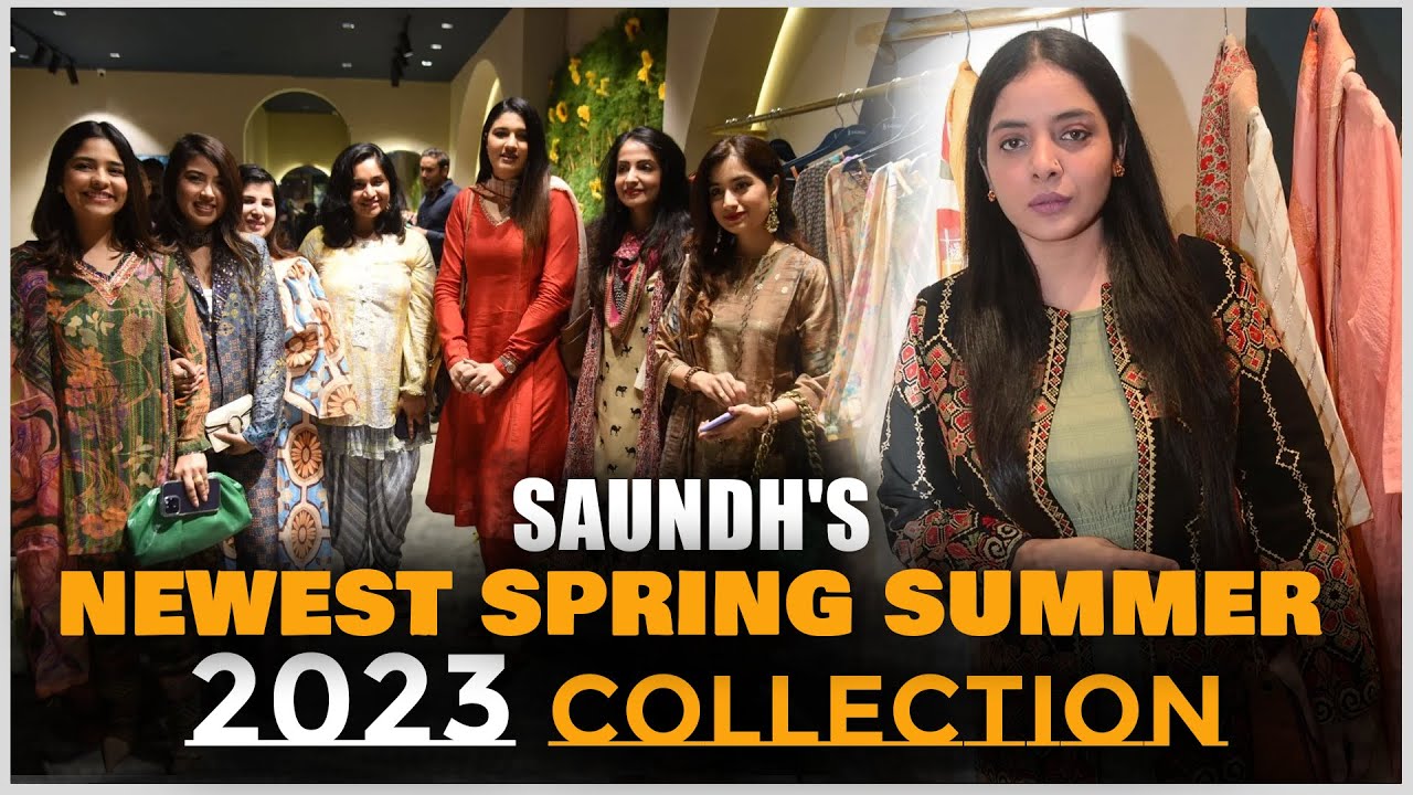 Saundh Newest Spring Summer 2023 Collection | Designer Ethnic Wear for Women | Hybiz tv