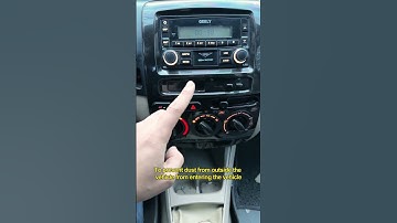 How to correctly use the internal and external circulation function of the air conditioner #car#tips