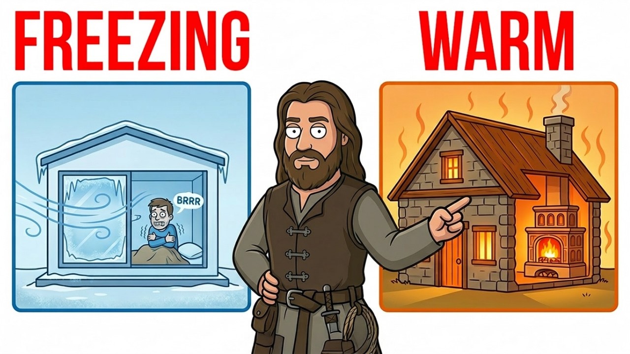 Why Medieval Houses Stayed Warm—While Modern Homes Freeze