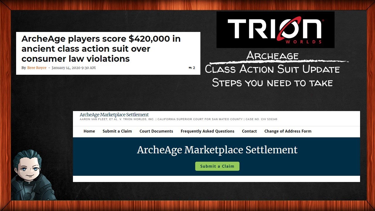 Van Fleet vs Trion Worlds - Archeage Class Action Lawsuit Settlement