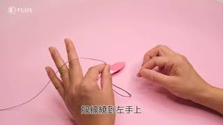 梭編蕾絲基礎4（基本的拿法）