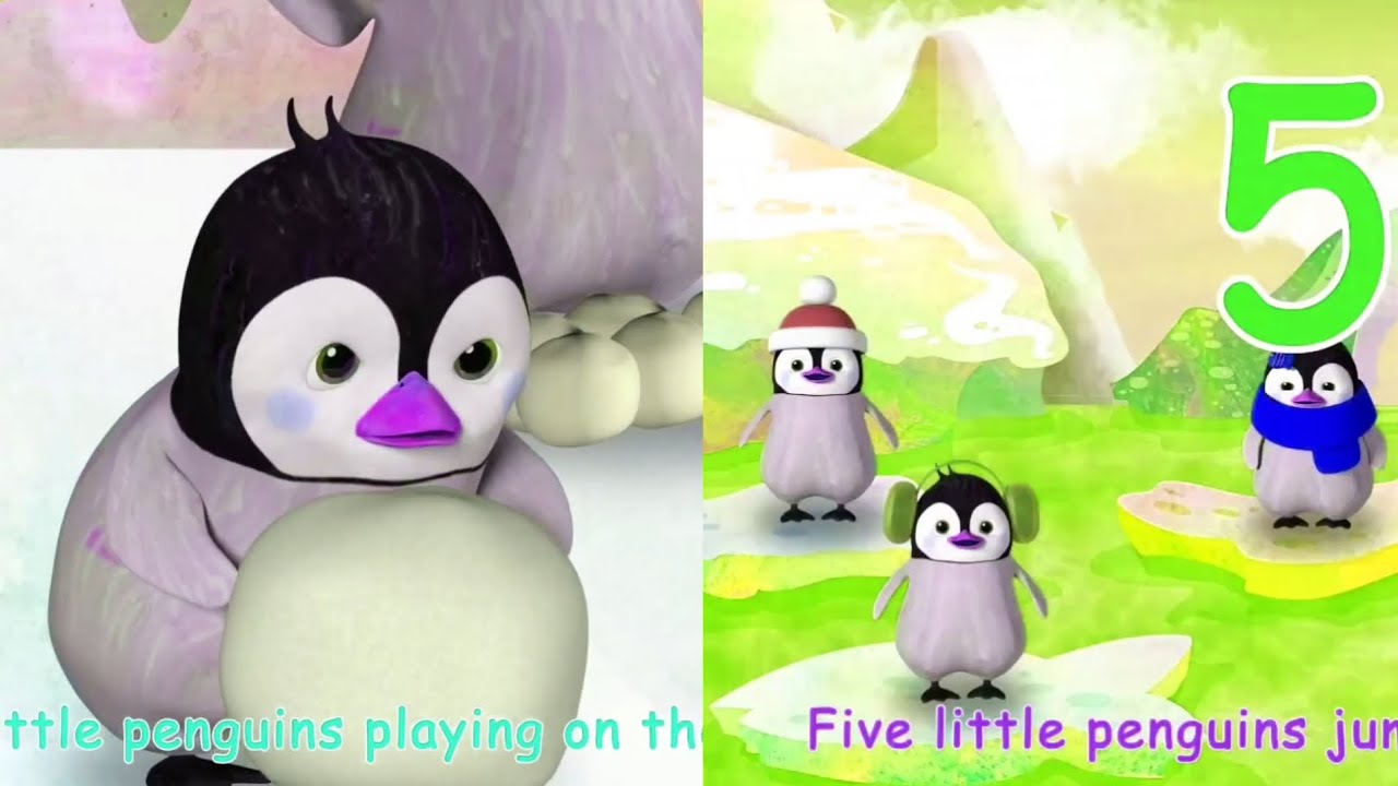 Four and Five Little Penguins Mix Effects//Sponsored By Gamavison Csupo 