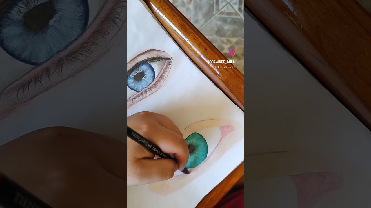 Desenhando olho realista 