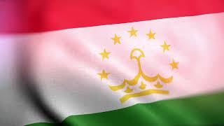 Tajikistan flag waving loop