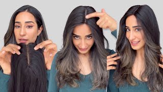 Different Ways Of Wearing Hair Topper | Hairstyles With Hair Topper | Hair Topper For Hair Thinning
