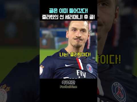 골은 이미 들어갔다! 즐라탄의 선 세리머니