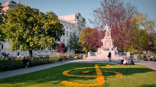 Walk In My Favorite Park In The Inner City Of Vienna | 4K HDR screenshot 2